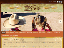 Tablet Screenshot of moffatcountyfair.com
